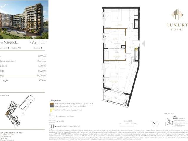 Mieszkanie 58,9m²