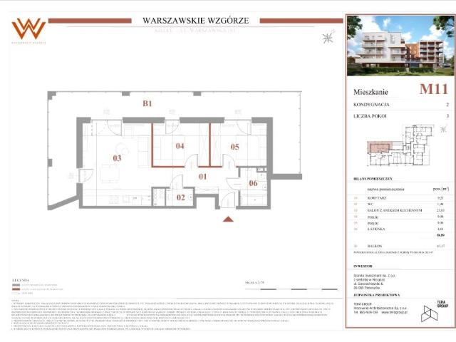 Mieszkanie 58,9m²