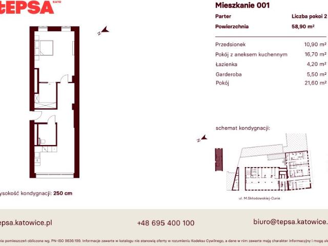 Mieszkanie 58,9m²