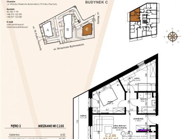 Mieszkanie 58,9m²