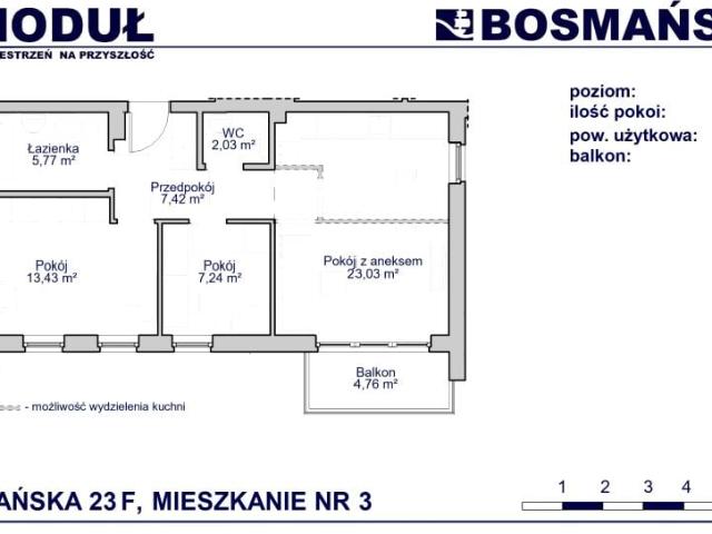 Mieszkanie 58,9m²