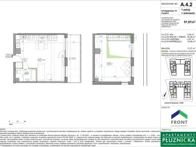 Mieszkanie 58m²