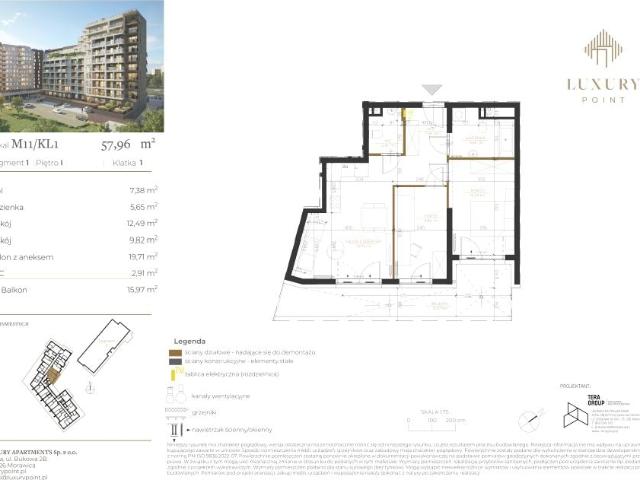Mieszkanie 58m²