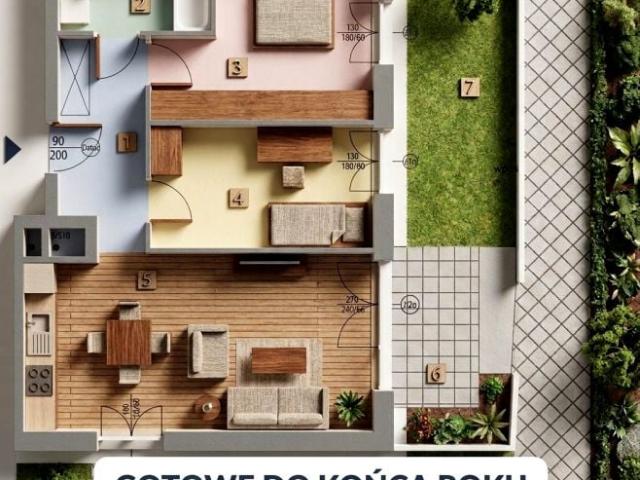 Mieszkanie 59,05 m², Lublin