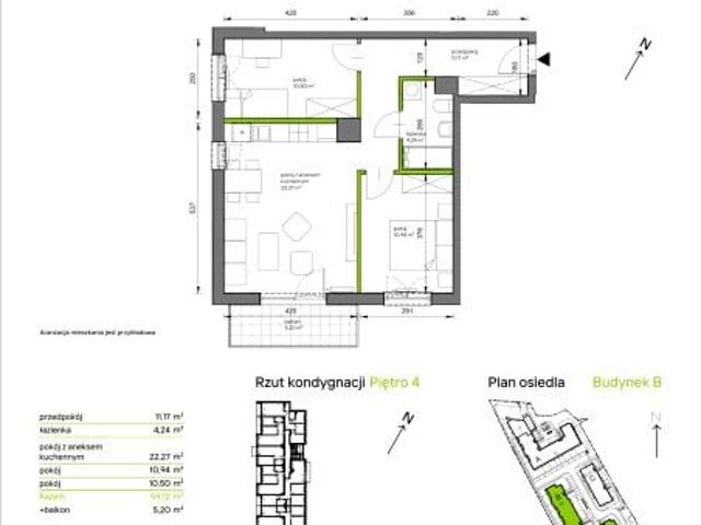 Mieszkanie 58,9m²
