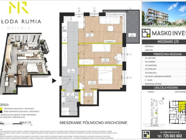 Mieszkanie 59,1m²