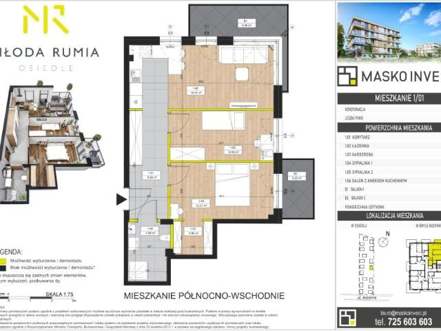 Mieszkanie 59,2m²