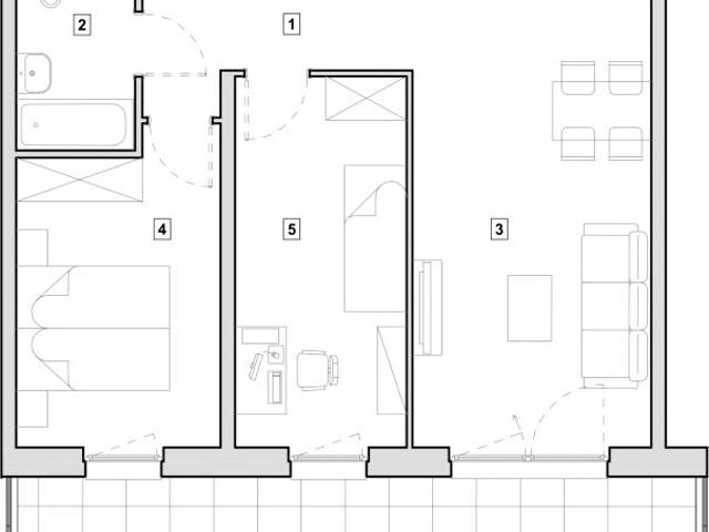 Mieszkanie 59,3m²
