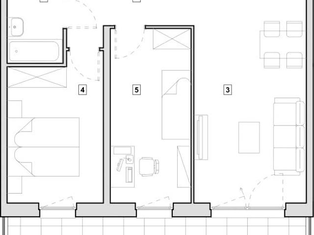 Mieszkanie 59,1m²