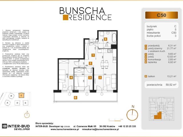 Mieszkanie 59,5m²