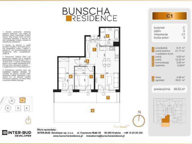 Mieszkanie 59,5m²