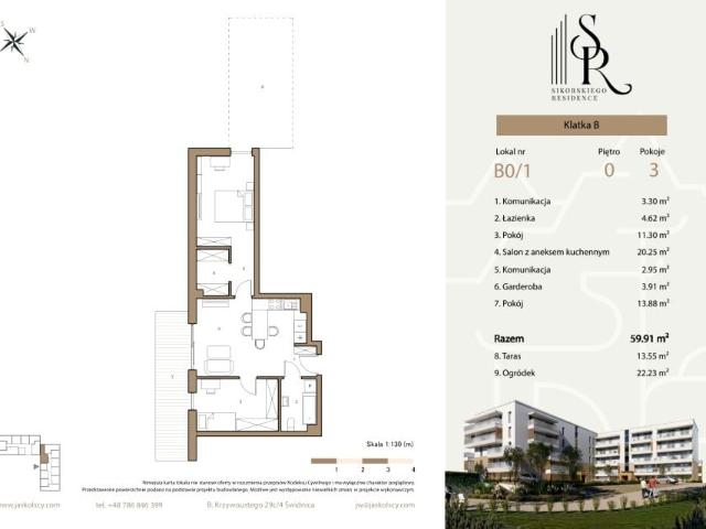 Mieszkanie 60,2m²