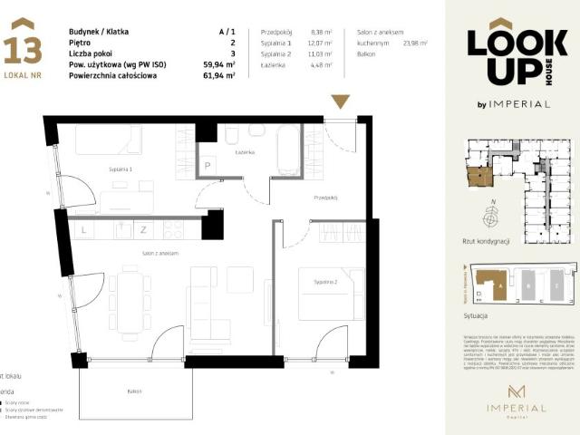 Mieszkanie 59,9m²