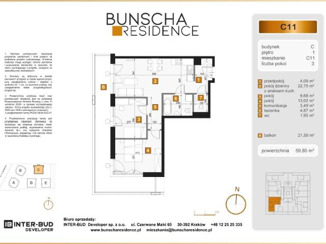 Mieszkanie 59,9m²