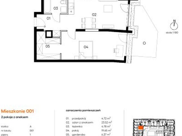 Mieszkanie 59m²