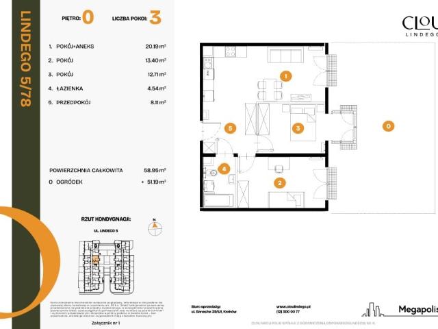 Mieszkanie 59m²