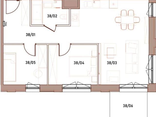Mieszkanie 59m²