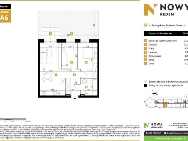 Mieszkanie 59m²