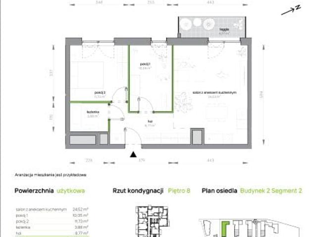 Mieszkanie 59m²