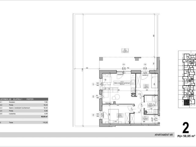 Mieszkanie 50,1m²