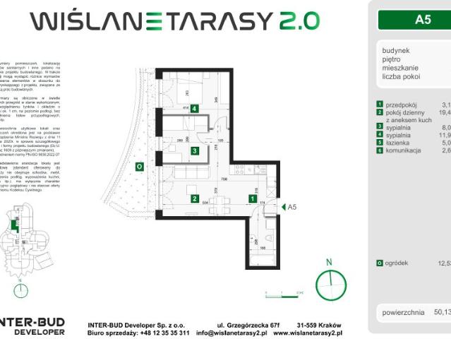 Mieszkanie 50,1m²