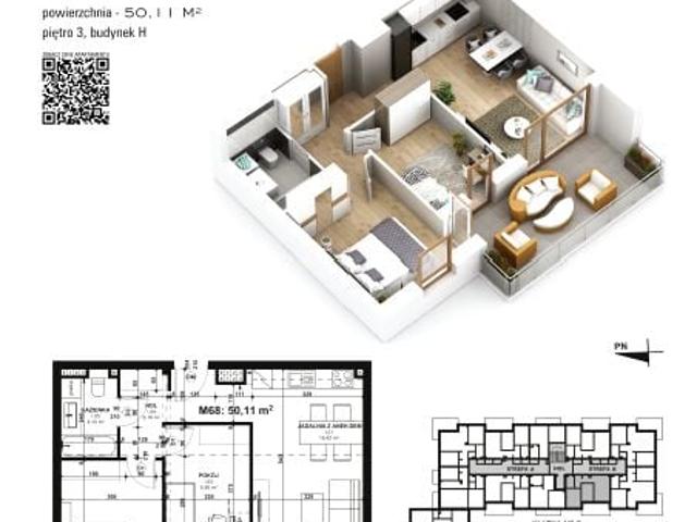 Mieszkanie 50,1m²