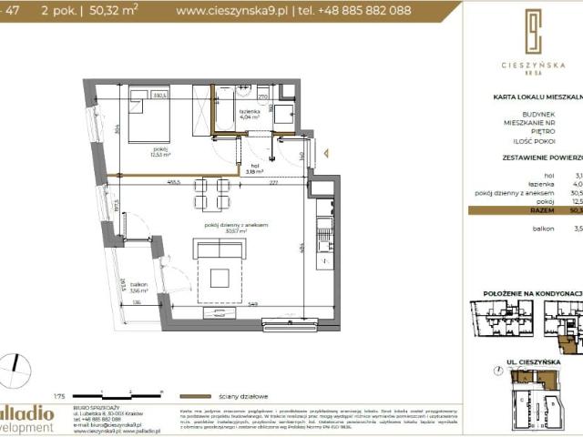 Mieszkanie 50,2m²