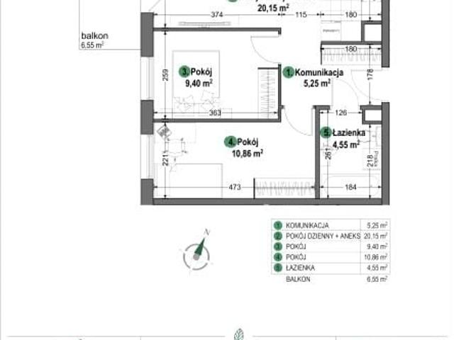 Mieszkanie 50,2m²