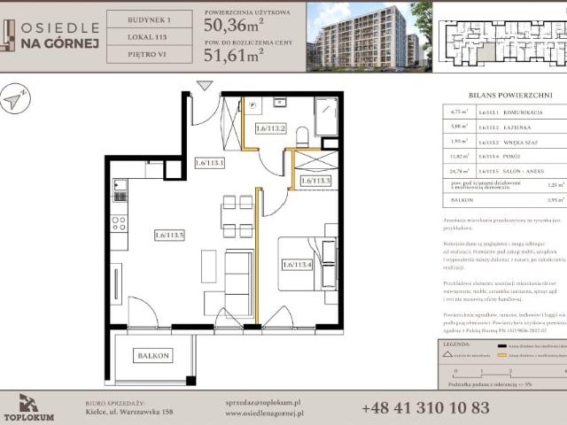 Mieszkanie 50,4m²