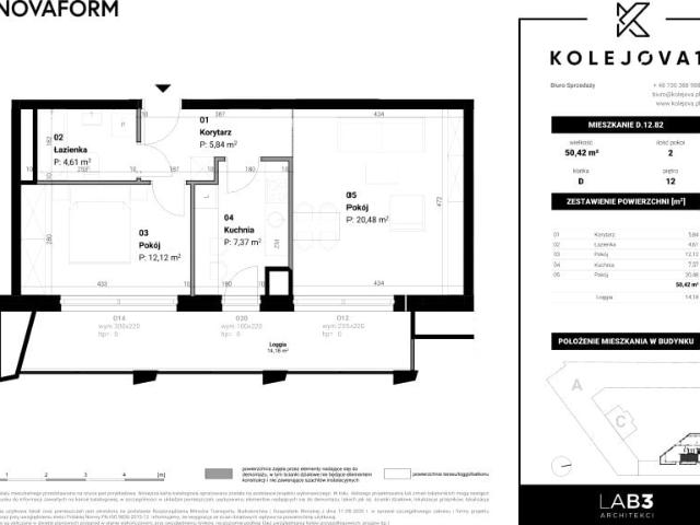 Mieszkanie 50,4m²