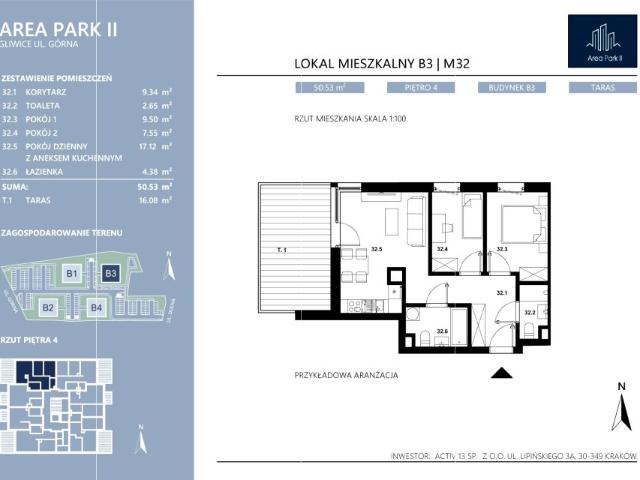 Mieszkanie 50,5m²