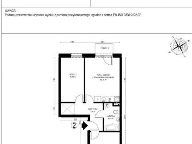 Mieszkanie 50,7m²