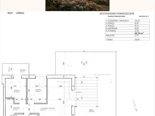 Mieszkanie 50,7m²