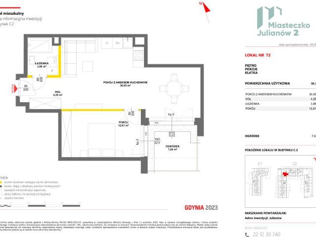 Mieszkanie 50,8m²