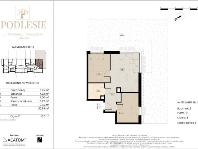 Mieszkanie 50,9m²