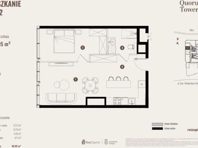 Mieszkanie 50m²