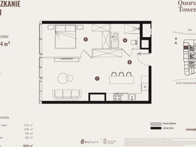 Mieszkanie 50m²