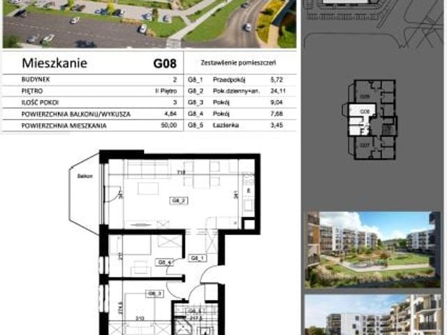 Mieszkanie 50m²