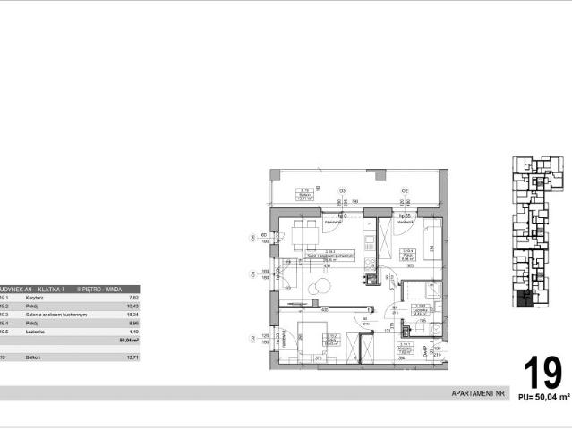 Mieszkanie 50m²