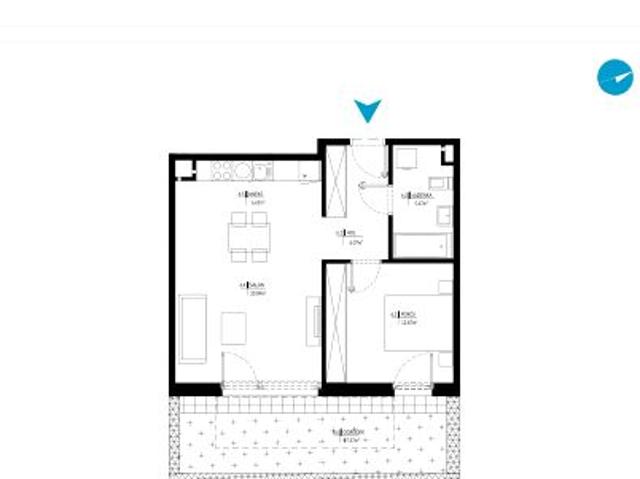 Mieszkanie 51,1m²
