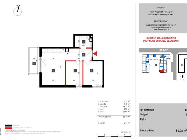 Mieszkanie 51,1m²