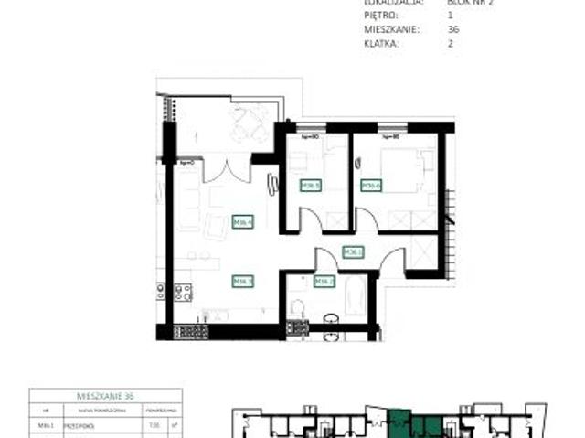 Mieszkanie 51,2m²