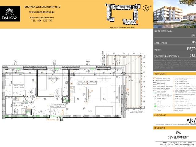 Mieszkanie 51,2m²