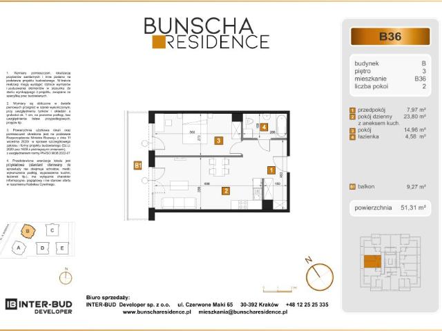 Mieszkanie 51,3m²