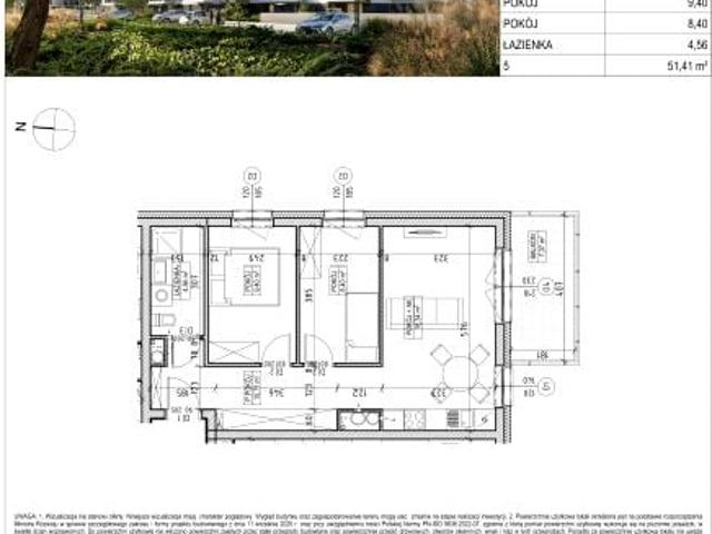 Mieszkanie 51,4m²