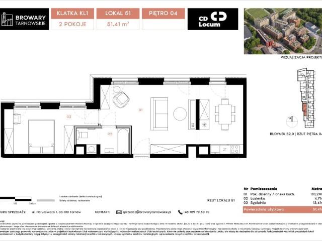 Mieszkanie 51,4m²