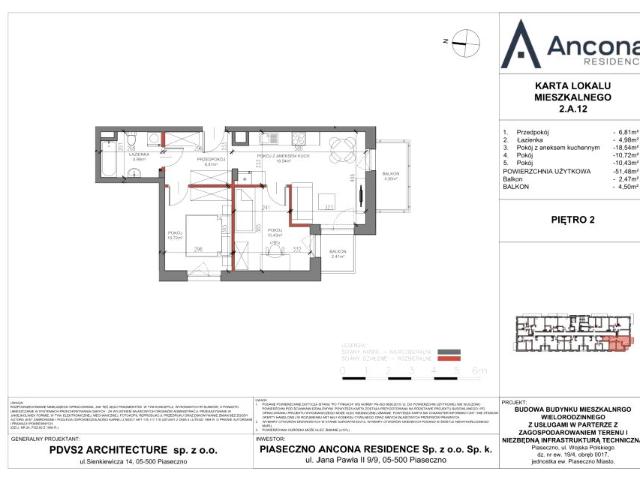Mieszkanie 51,5m²