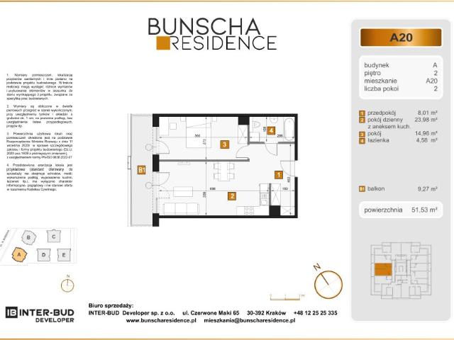 Mieszkanie 51,5m²
