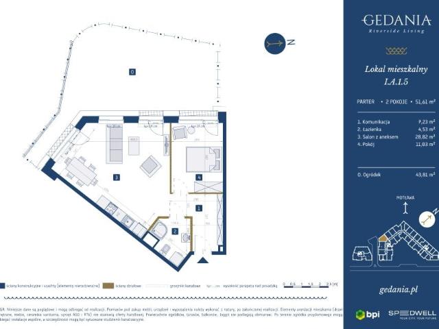 Mieszkanie 51,6m²