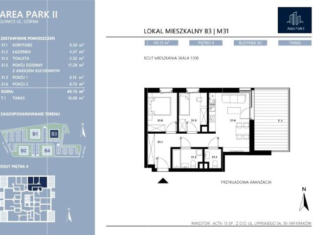 Mieszkanie 51,7m²